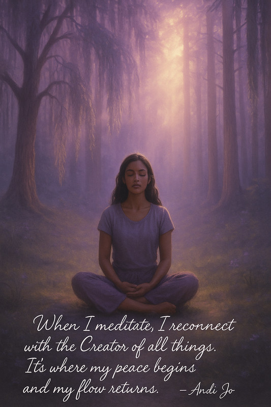 🌀 The Divine Flow: The Power of Meditation and Staying Connected with the Creator of All Things