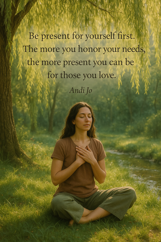 Being Present for Yourself Before Being Present for Family and Friends