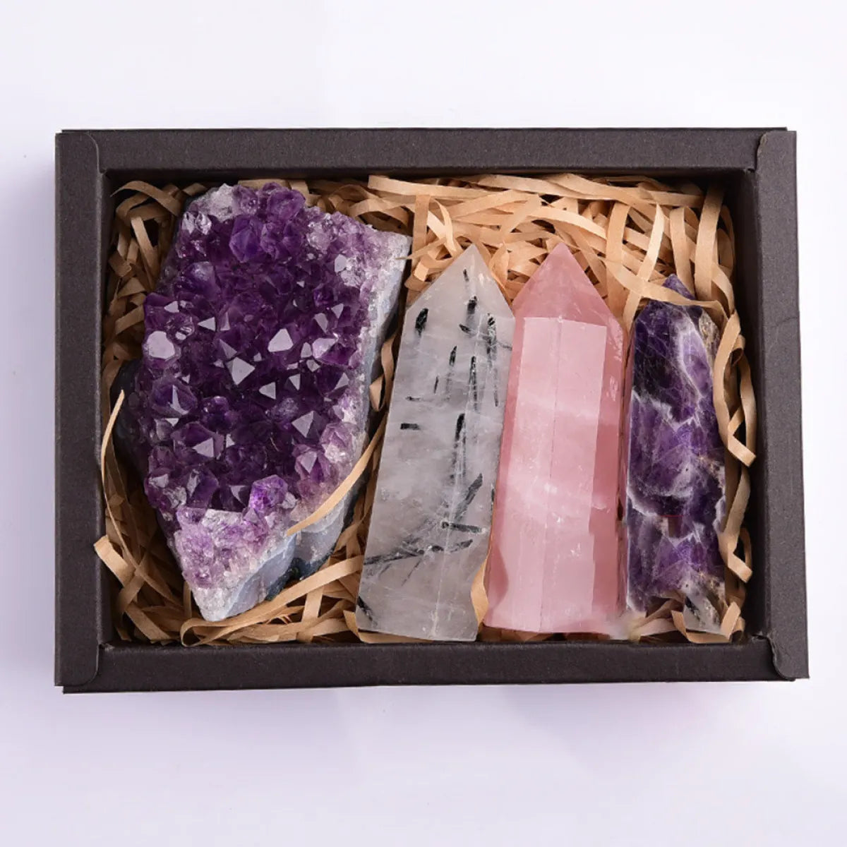 F.L.O.W. © Amethyst Natural Crystal Exquisite Gift Box