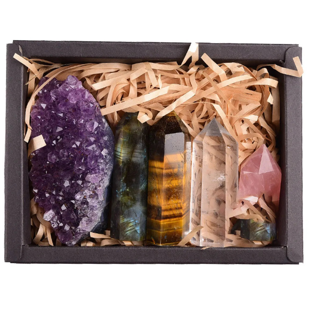 F.L.O.W. © Amethyst Natural Crystal Exquisite Gift Box