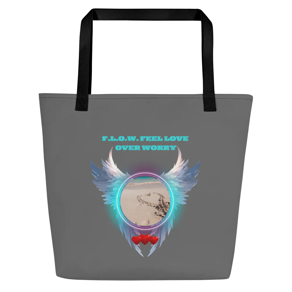 F.L.O.W. © Large Tote Bag w/ Pocket