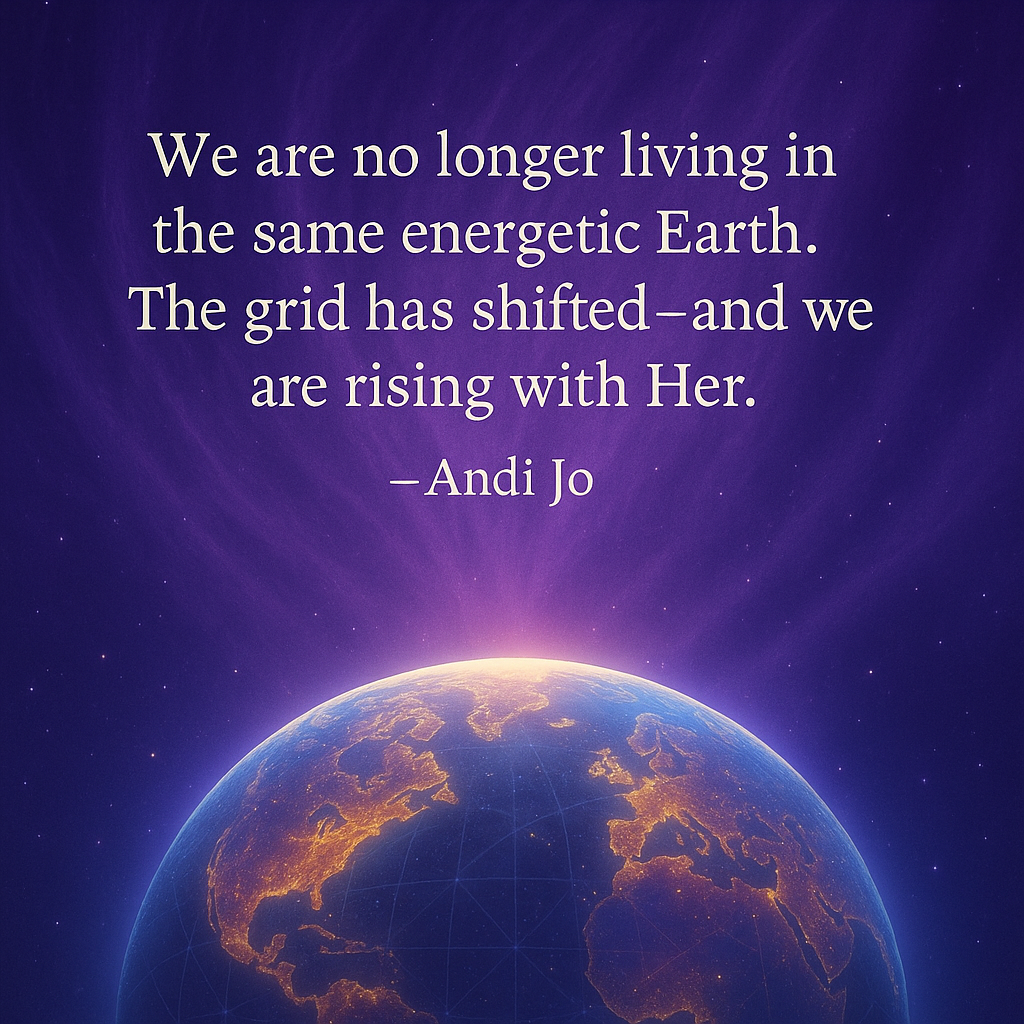 The Grid is Shifting: How the Earth Is Rising and So Are We