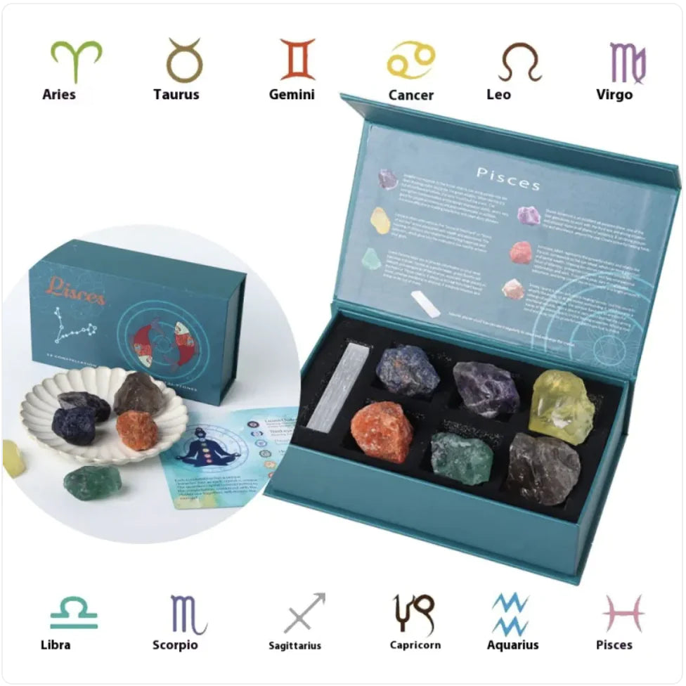 F.L.O.W. © Zodiac Natural Crystal Stone Set