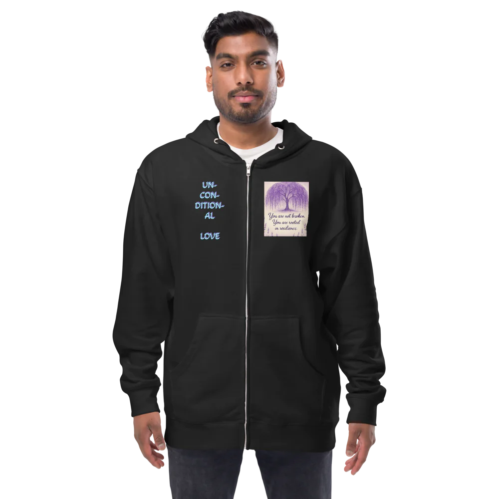 F.L.O.W. © Unisex Fleece Zip Up Hoodie