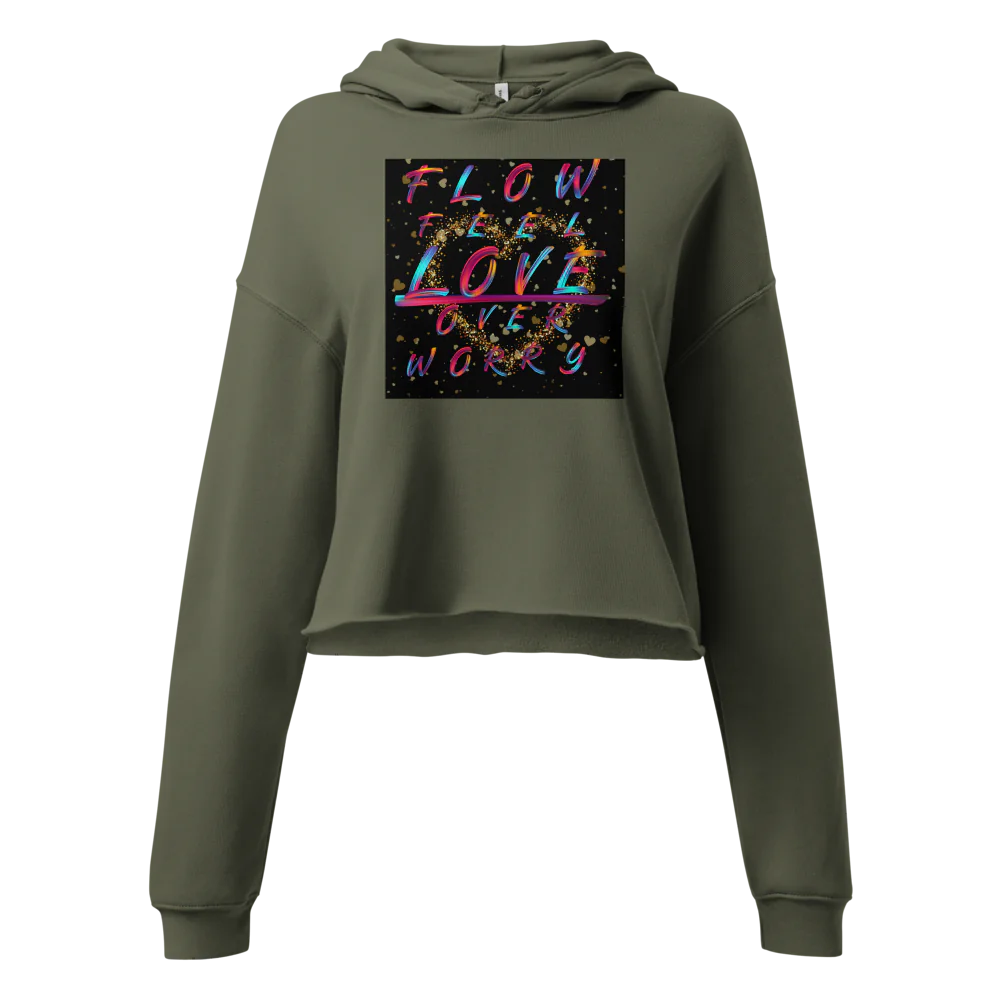 F.L.O.W. © Women's Cropped Hoodie