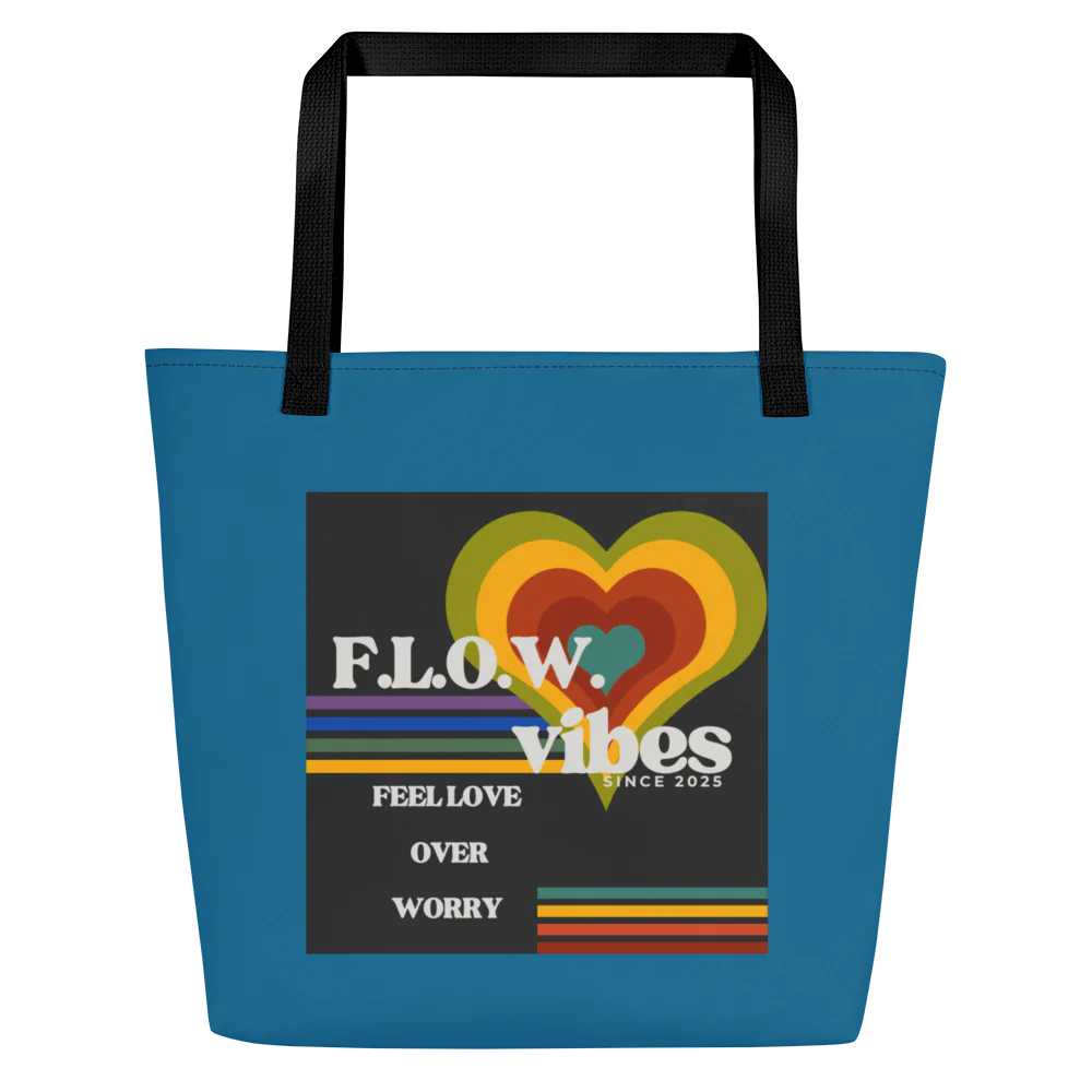 F.L.O.W. © Large Tote Bag w/ Pocket
