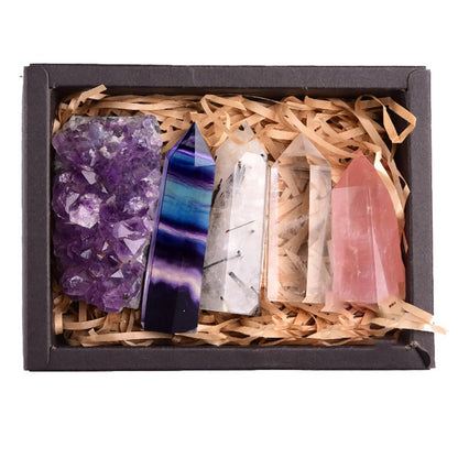 F.L.O.W. © Amethyst Natural Crystal Exquisite Gift Box