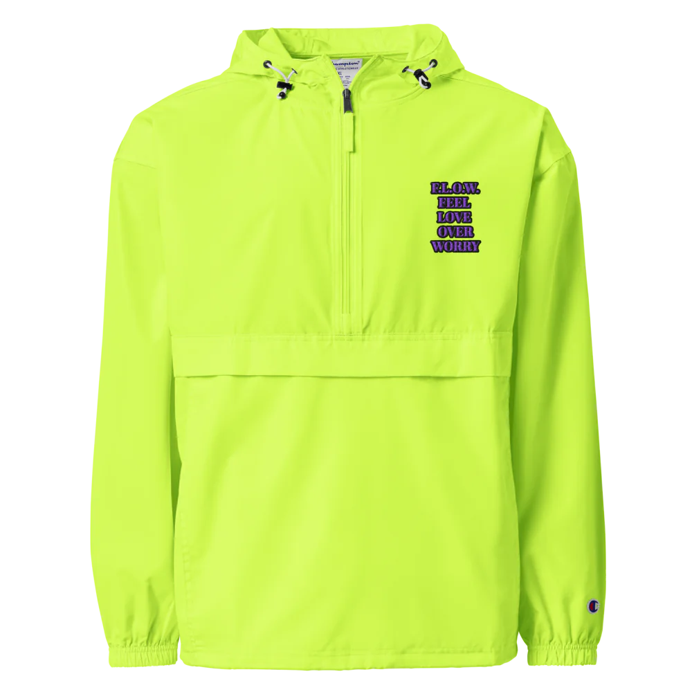 F.L.O.W. © Embroidered Champion Packable Jacket
