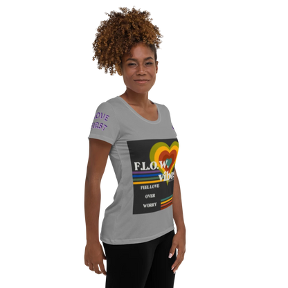 F.L.O.W. © Women's Athletic T-Shirt