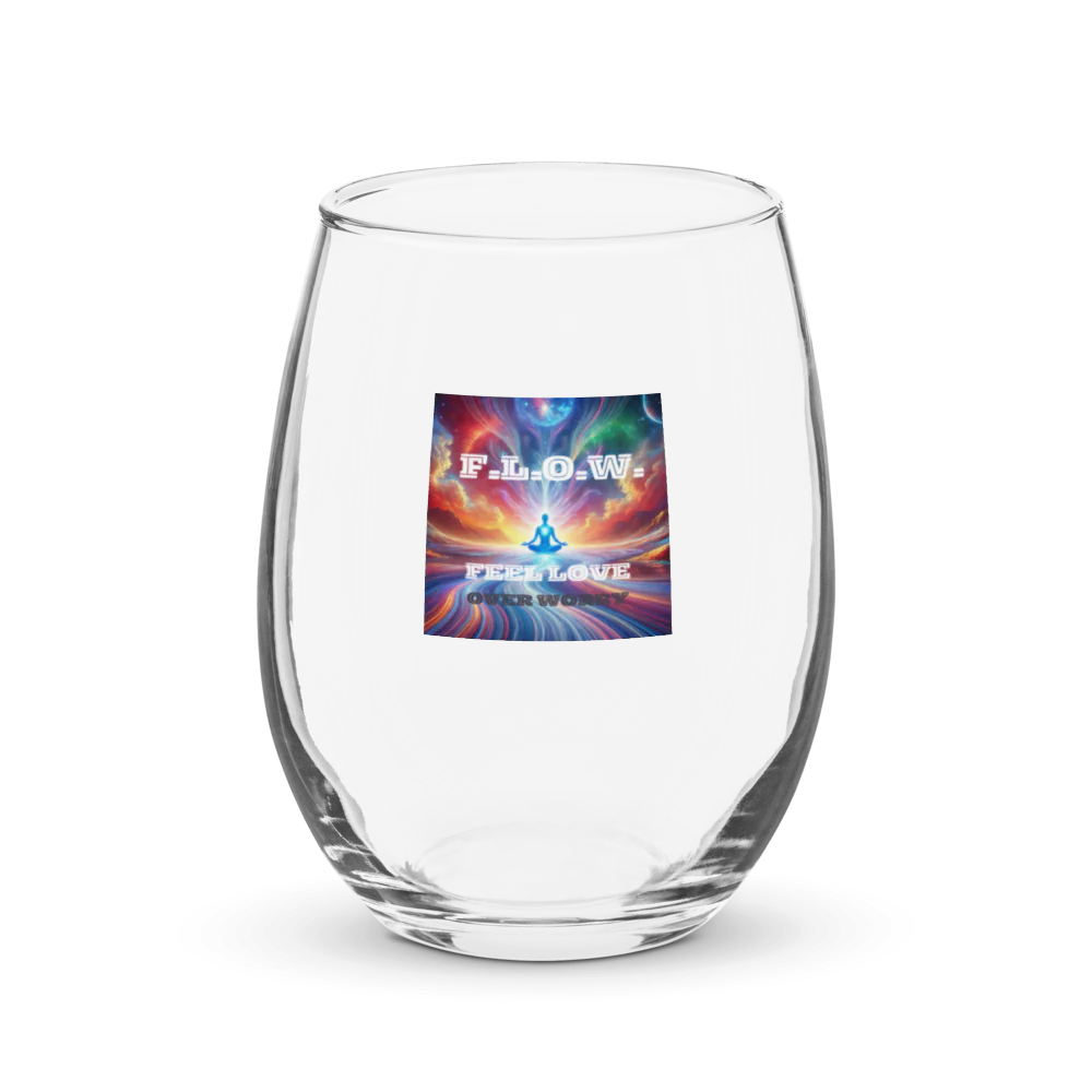 F.L.O.W. © Wine Glass (15 oz)