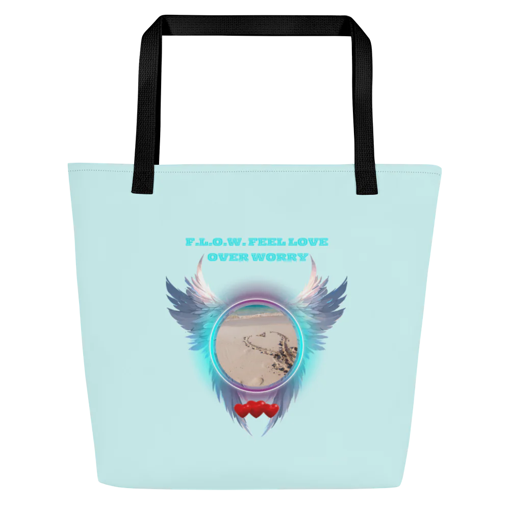F.L.O.W. © Large Tote Bag w/ Pocket