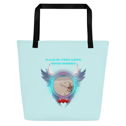 F.L.O.W. © Large Tote Bag w/ Pocket