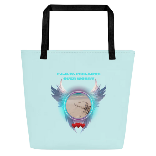 F.L.O.W. © Large Tote Bag w/ Pocket