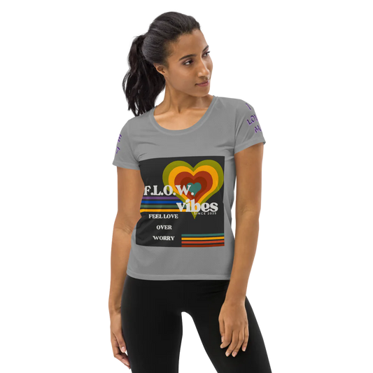 F.L.O.W. © Women's Athletic T-Shirt