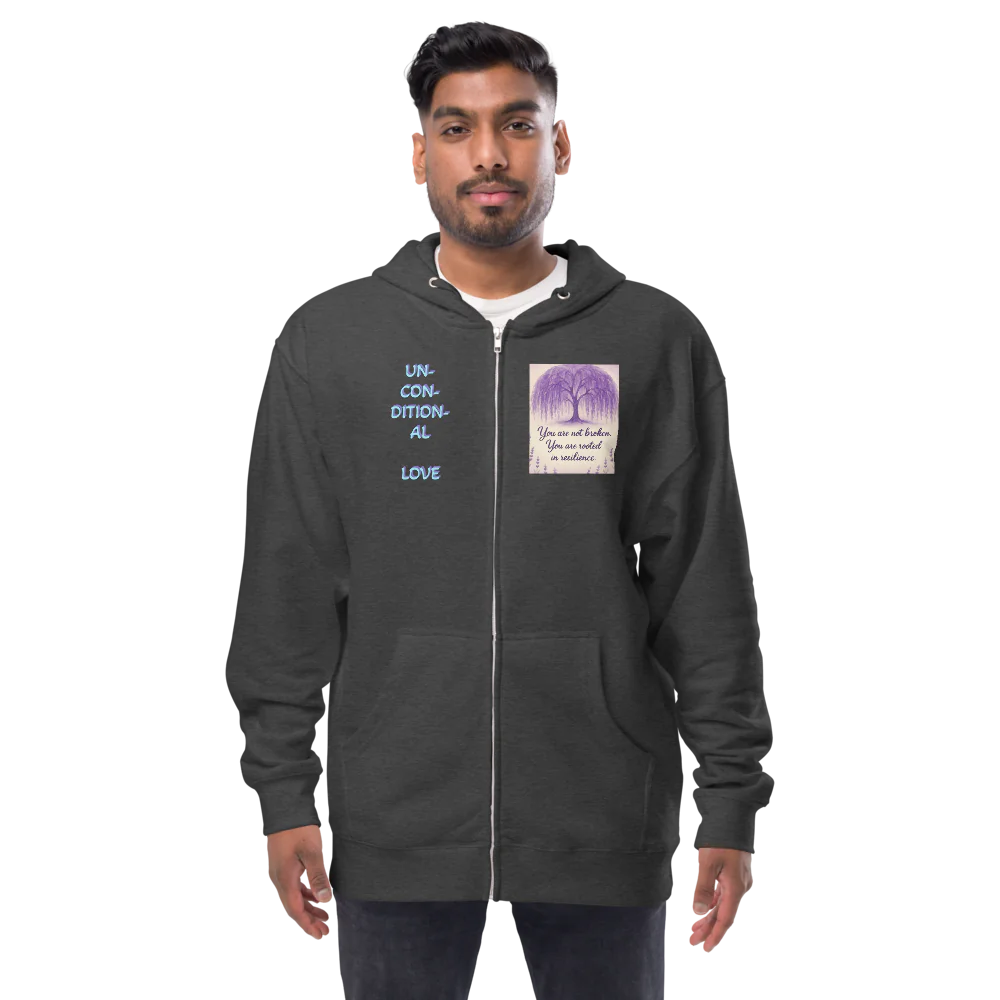F.L.O.W. © Unisex Fleece Zip Up Hoodie