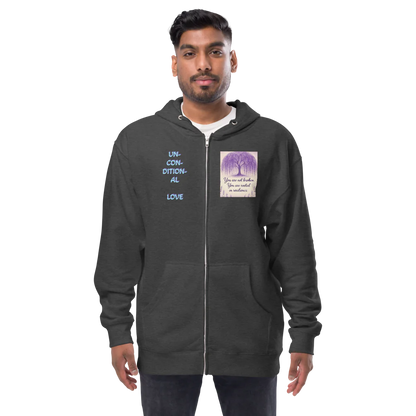 F.L.O.W. © Unisex Fleece Zip Up Hoodie