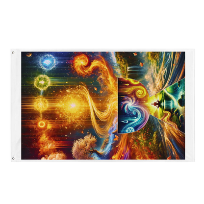 F.L.O.W. © FEEL LOVE OVER WORRY TAPESTRY