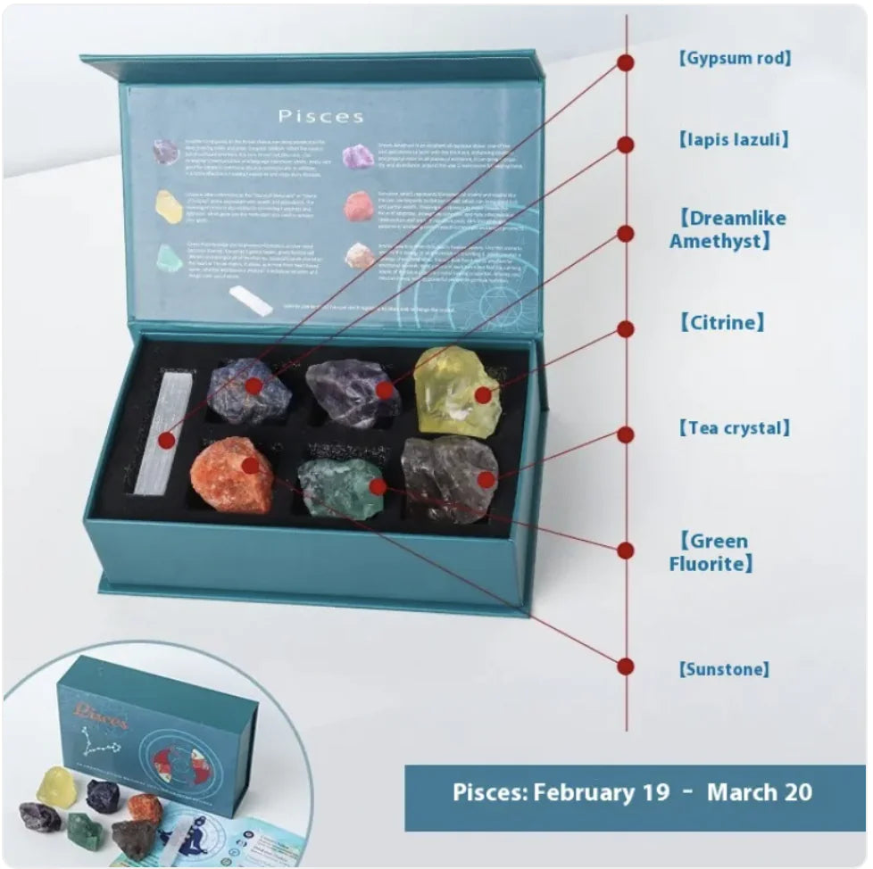 F.L.O.W. © Zodiac Natural Crystal Stone Set