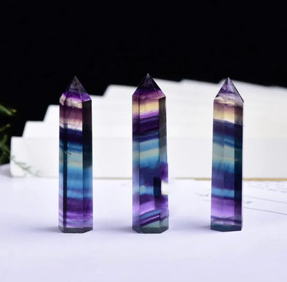 F.L.O.W. © Six-Sided Crystal Energy Column