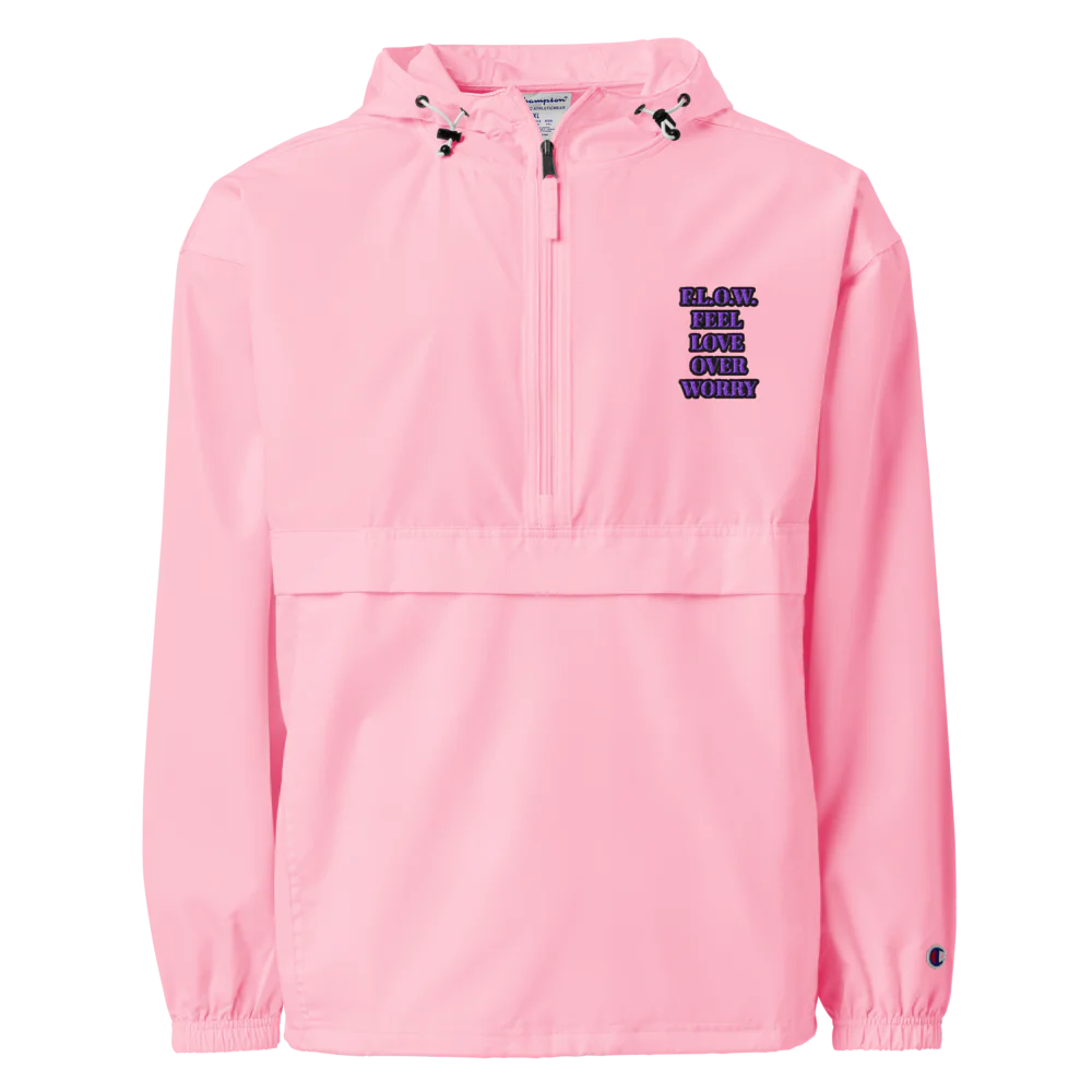 F.L.O.W. © Embroidered Champion Packable Jacket