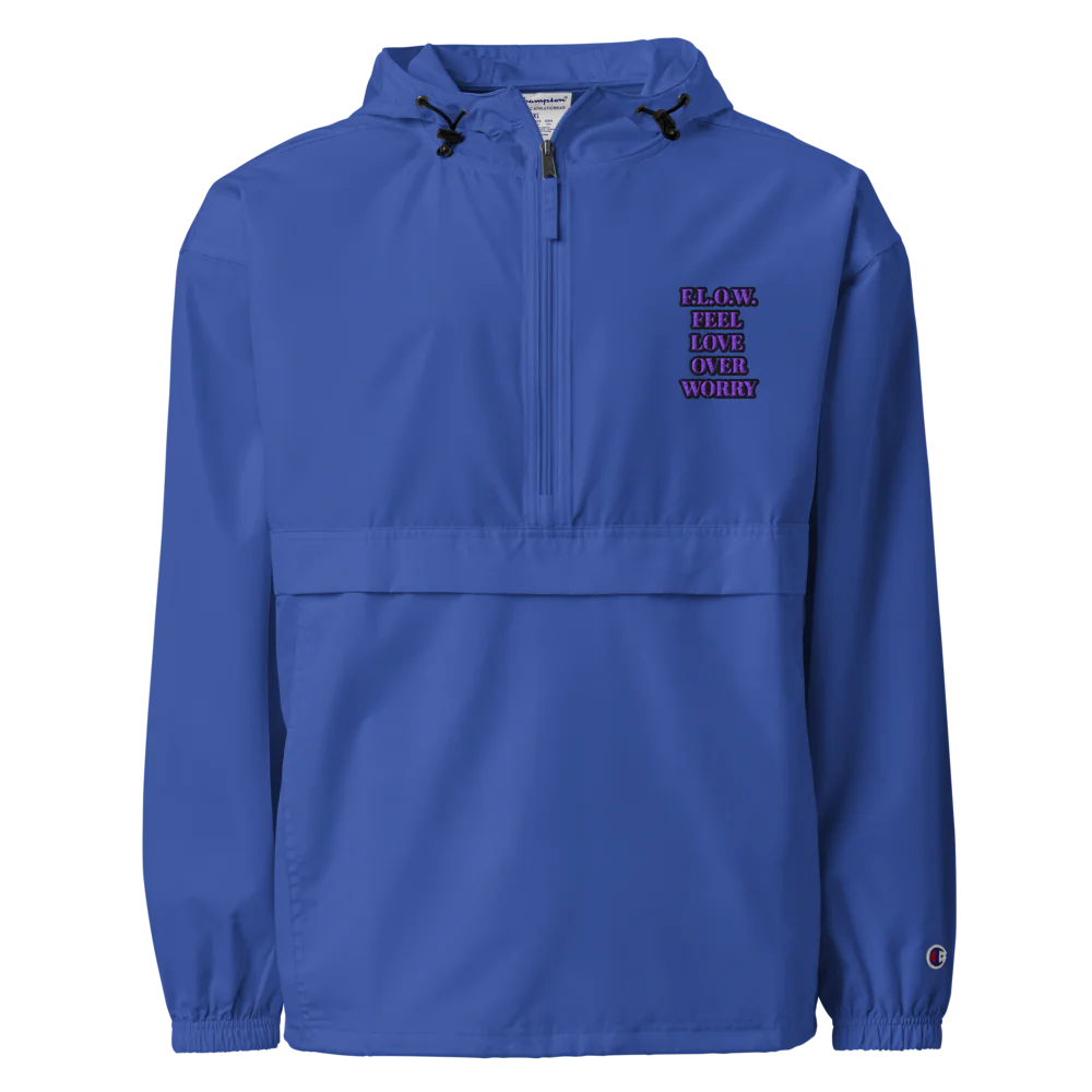 F.L.O.W. © Embroidered Champion Packable Jacket