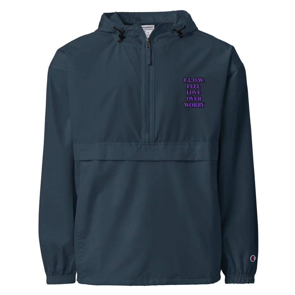 F.L.O.W. © Embroidered Champion Packable Jacket