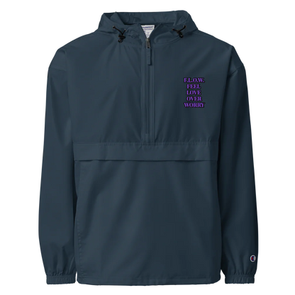 F.L.O.W. © Embroidered Champion Packable Jacket