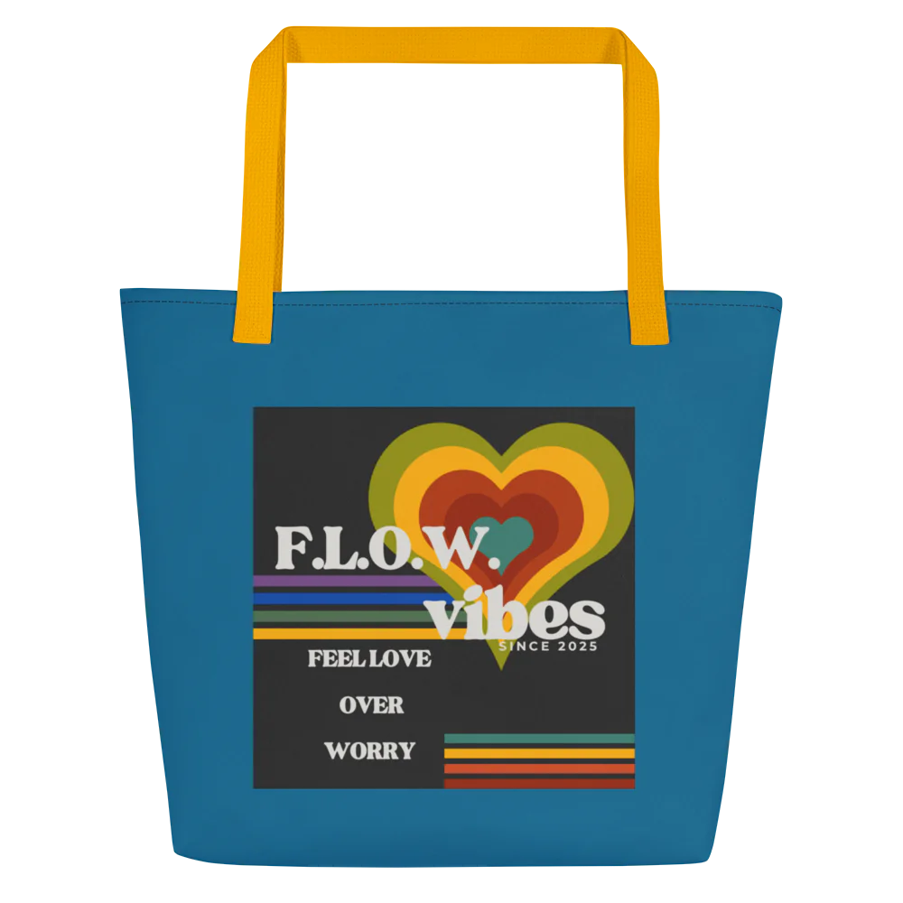 F.L.O.W. © Large Tote Bag w/ Pocket