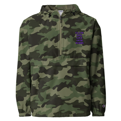 F.L.O.W. © Embroidered Champion Packable Jacket